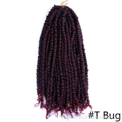 Passion Twist Braids Xtwo Crochet Braiding Hair Synthetic Crochet Hair Extensions High Temperature Fiber Braiding Hair For Women